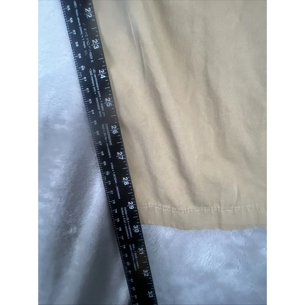 Vintage Polo Ralph Lauren Pants Mens 35/30 Khaki Andrew Tan Double Pleated Chino